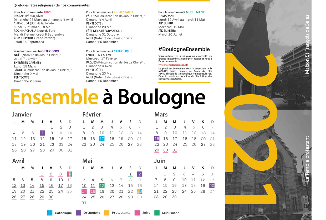 CALENDRIER RELIGIEUX – Vivre ensemble à Boulogne-Billancourt